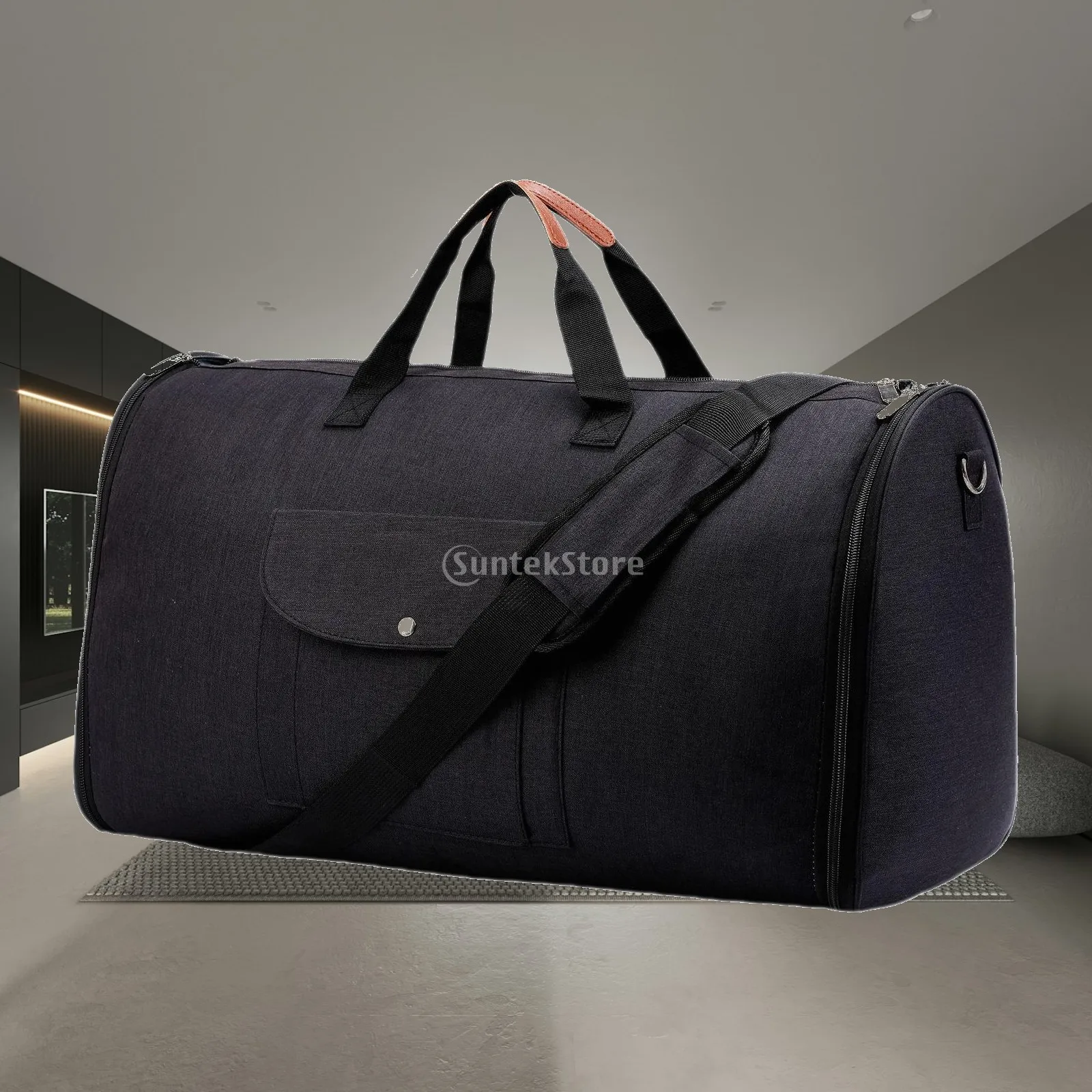 Convertible Garment Bag, Garment Duffle Bag, Traveling Luggage Bag Stylish Handbag 2 in 1 Hanging Dress Suitcase for Outdoor