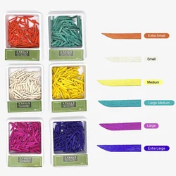 200Pcs/set Dental Wooden Wedges Interdental Contoured Dental Wedges Nonexpansion with Water Maple Wooden Wedges Dentistry