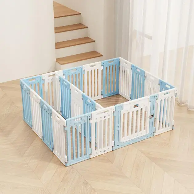 Cercadinho de plástico dobrável Pet Tendência, Tamanho grande IndoorLuxure Animal Playpen, Cerca de cuidados plásticos para animais