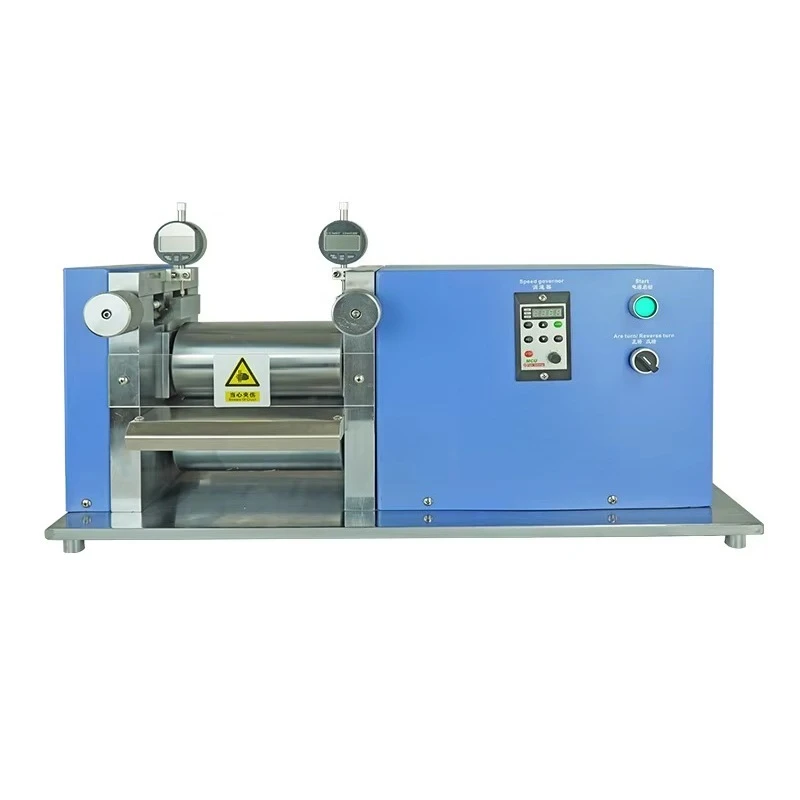 Lab Compact Roll Press Equipment Lithium Battery Hot Roller Press Machine Electrode Heat Press Calendering Machine