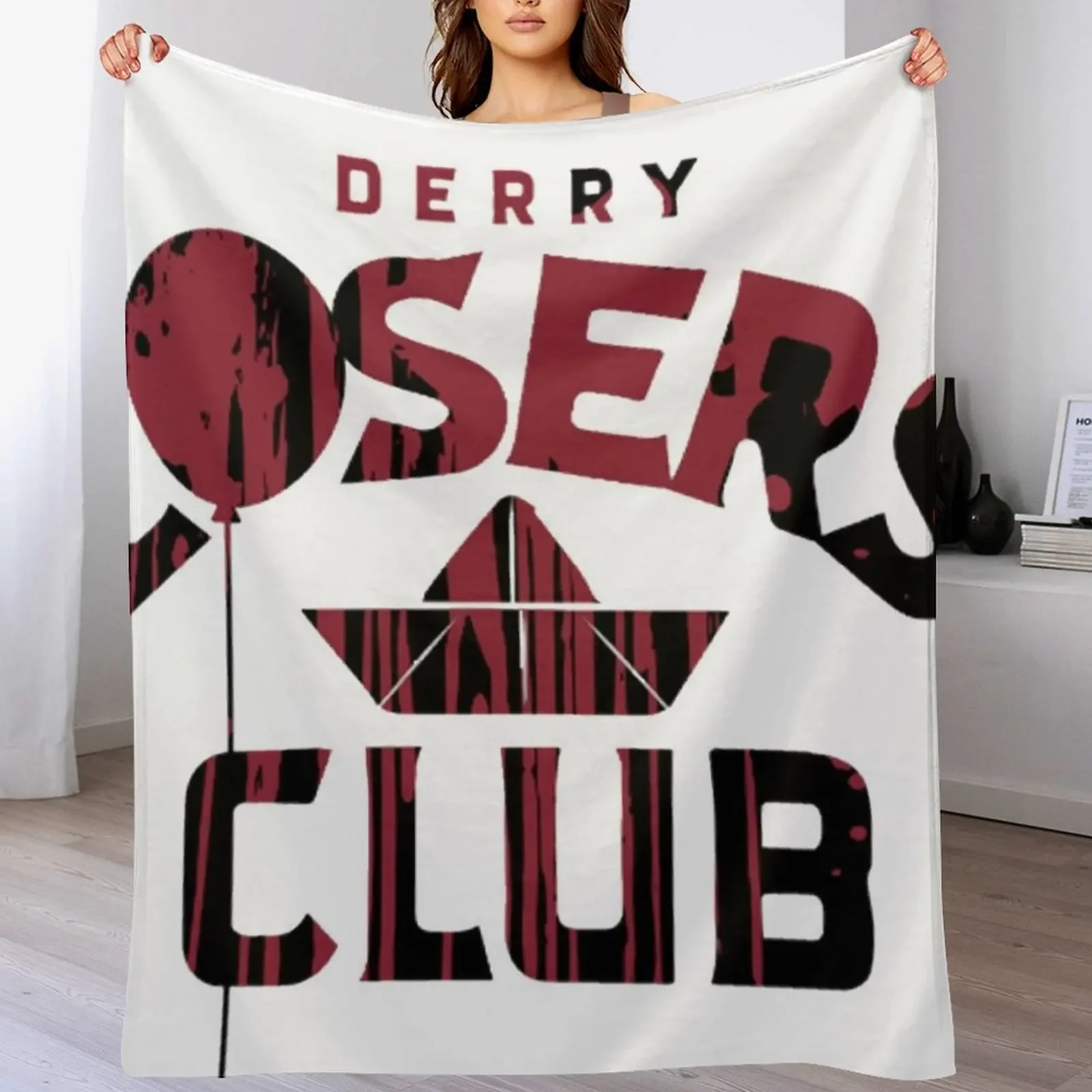 

Loser Club Throw Blanket Designers Thermal Retros sofa bed Blankets