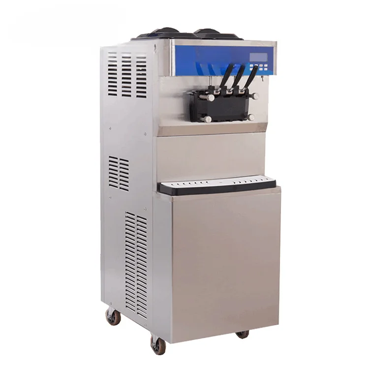 Commercial Full-Automatic Sundae Ice Cream Machine Vertical Internet Celebrity Ice Cream Machine Stall Machine