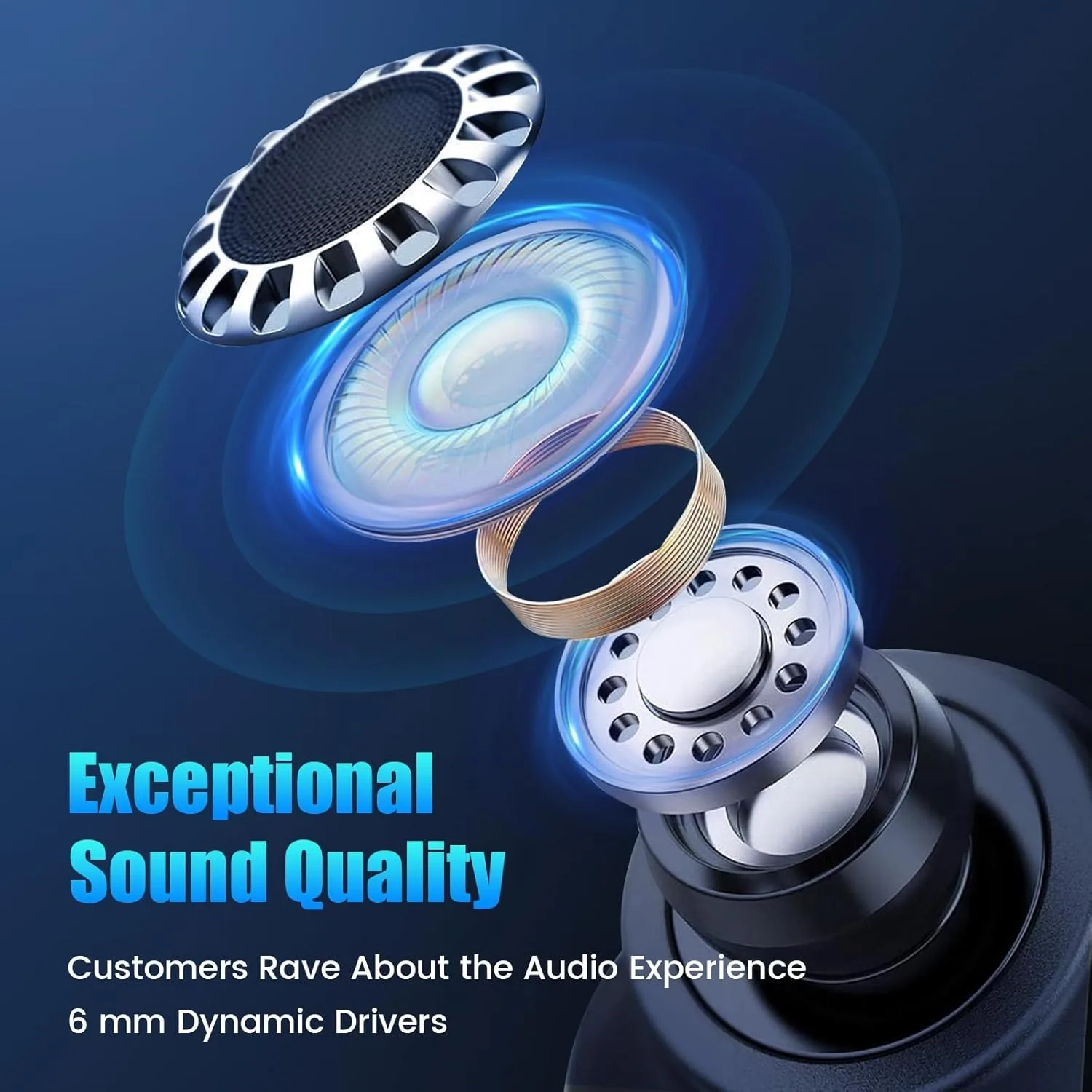 سماعات أذن للنوم للنوم الجانبي، سماعات أذن لاسلكية مريحة تحجب الضوضاء، موسيقى النوم، وضع مزدوج