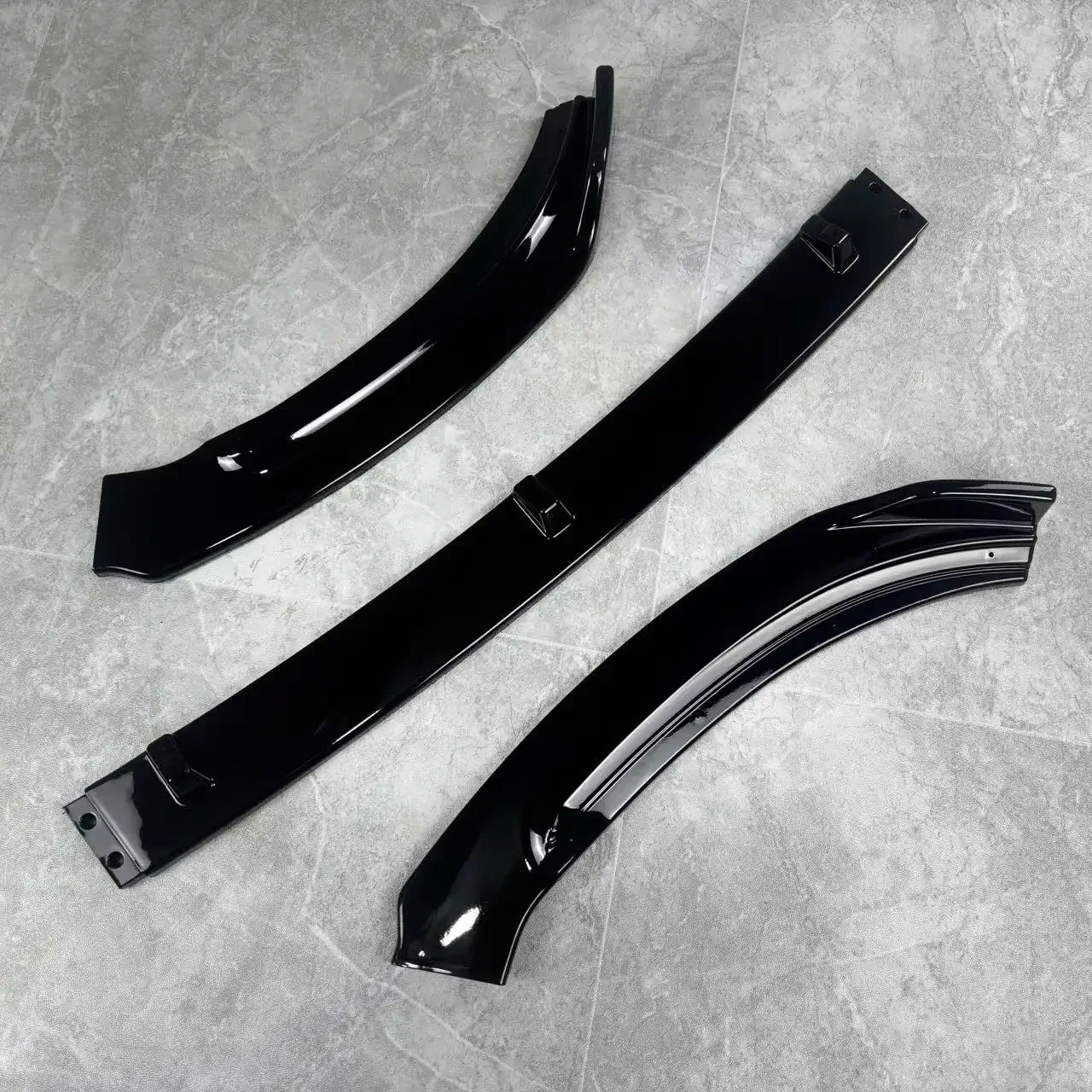 For Volkswagen Polo 8 / AW / Comfortline / Trendline / TSI / GTI / R-Line / Life / 1.0 2017-2024 Front Bumper Lip Chin Spoiler image 3