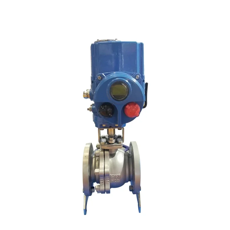 DN80 Electric Motorized Flange Ball Valve High Quality Product Type