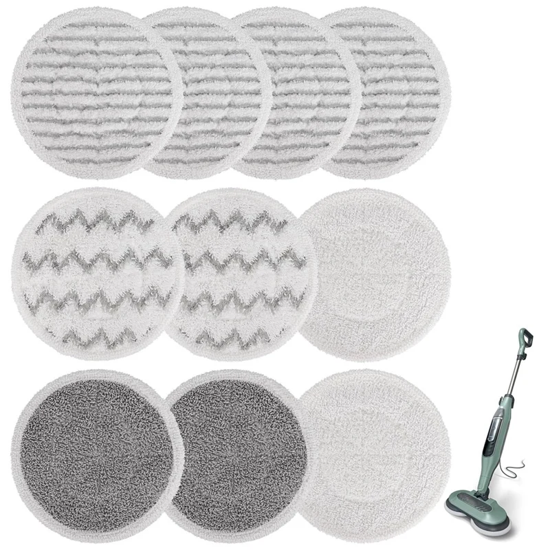 M14K-S7000 Replacement Steam Mop Pads,Spin Mop Refills Fit For Shark S7000 S7001TGT S7000C S7201 S7001 S7000AMZ S8201