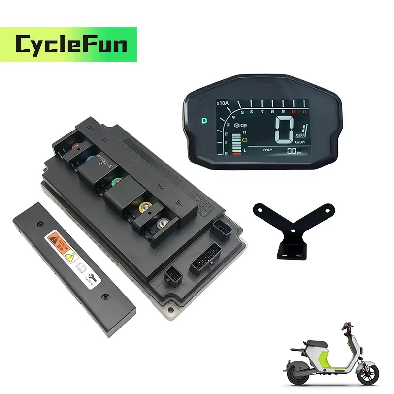 

Контроллер синусоидальной волны VOTOL EM150S BLDC Boost 275A FOC EM-150 с однолиновым дисплеем DKD для скутера QS138 3KW 4KW со средним приводом