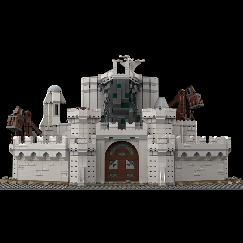 2630pcs Moc Movie LOTR The White City Medieval Modular Architecture Castle Building Blocks Assembly Bricks Toys Kid Xmas Gift