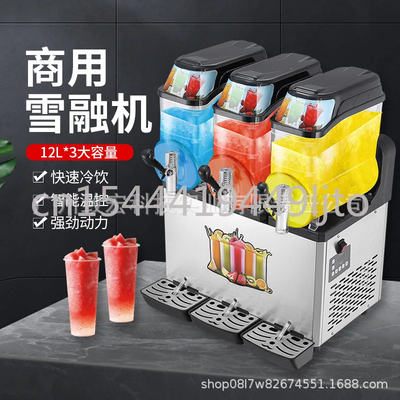 

Fully Automatic Snow Melting Machine Commercial Double Cylinder Blender Drinking Machine Cold Drink Machine