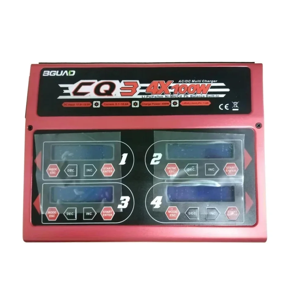BGUAD CQ3 100W 10A 1-6S AC100-240V DC11.0V-18.0V Balance Charger