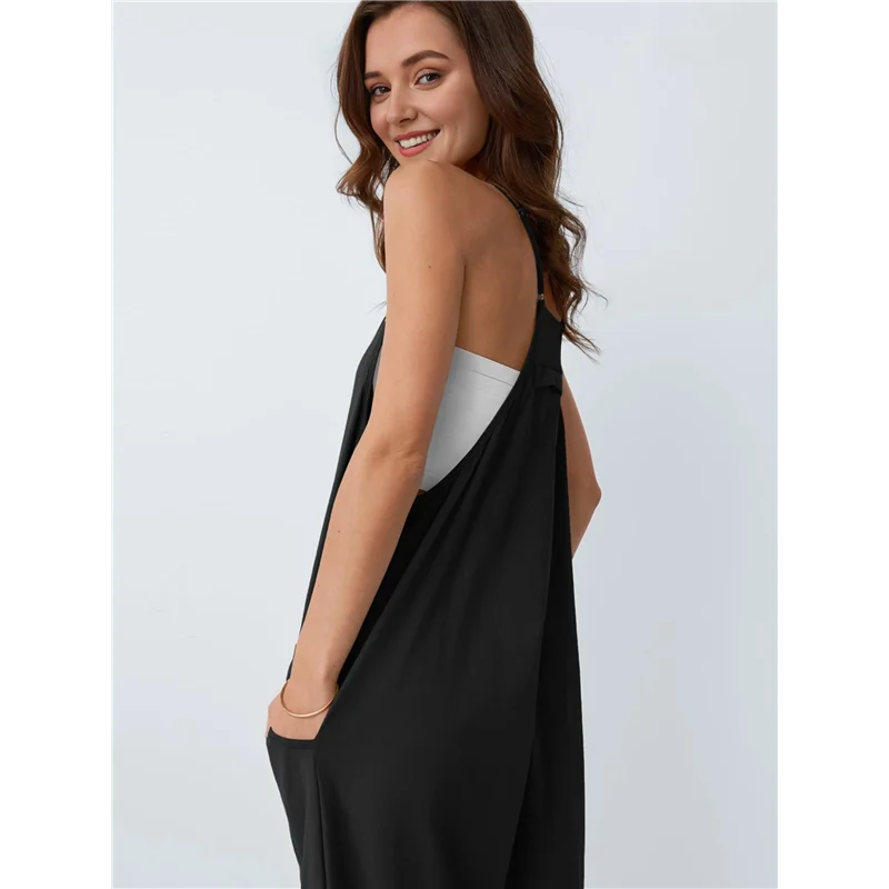 

NEW-Jumpsuits For Women Casual Summer Outfits Rompers Comfy Beach Vacation Trendy Overalls Fashion Clothes