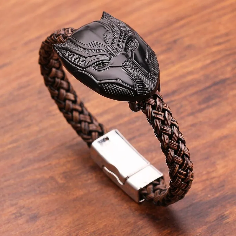 Nieuwe Marvel Armband Animatie Spiderman Iron Man Black Panter Souvenir De Avengers Armband Als Verjaardagscadeau Voor Vriendje