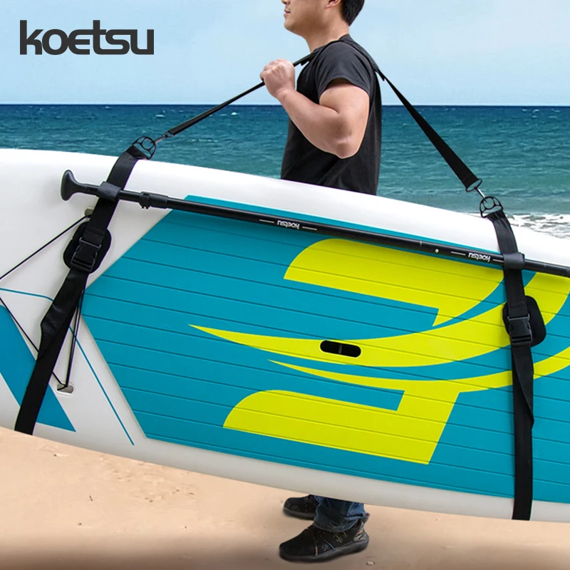 Koetsu adjustable sup paddle board shoulder strap-comfortable surfboard carrying belt-idea transport accessory