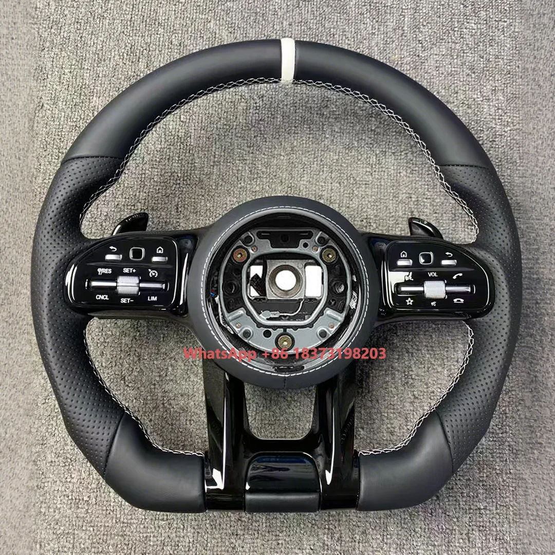 For Mercedes Benz AMG Steering Wheel W176 W205 W212 W222 W463 W464 W205 W44 W204 W218 E63 Sports Steering Wheel