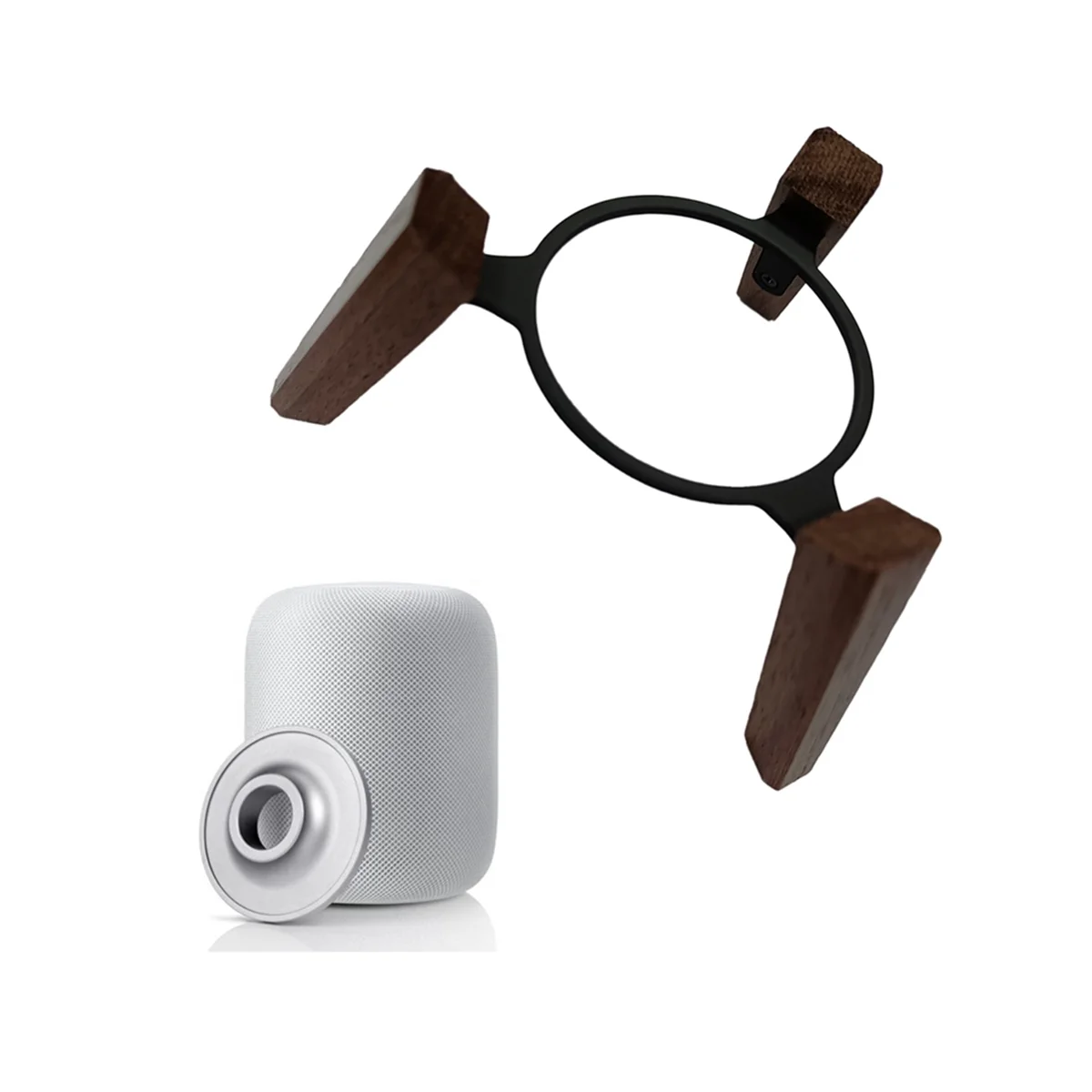 Voor Homepod Mini Beugel Apple Audio Beugel Accessoires Hout Basis Appel Multifunctionele Desktop Anti-Slip Beugel