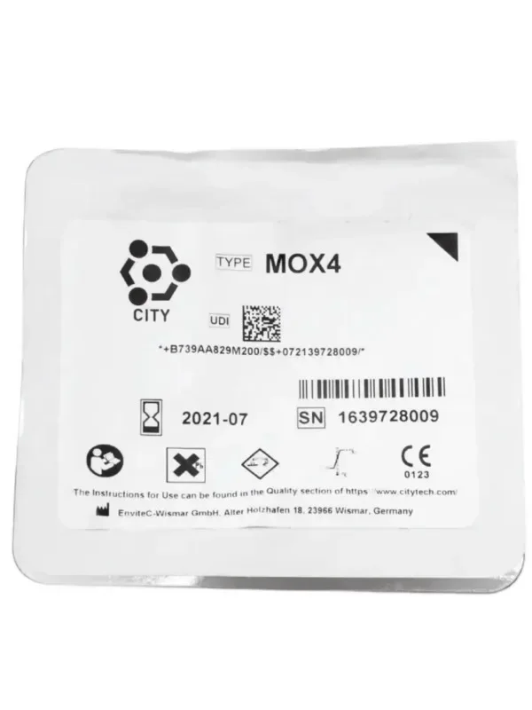 MOX-4 UK CITY Polymer Electrochemical Sensor Oxygen Cell MOX4