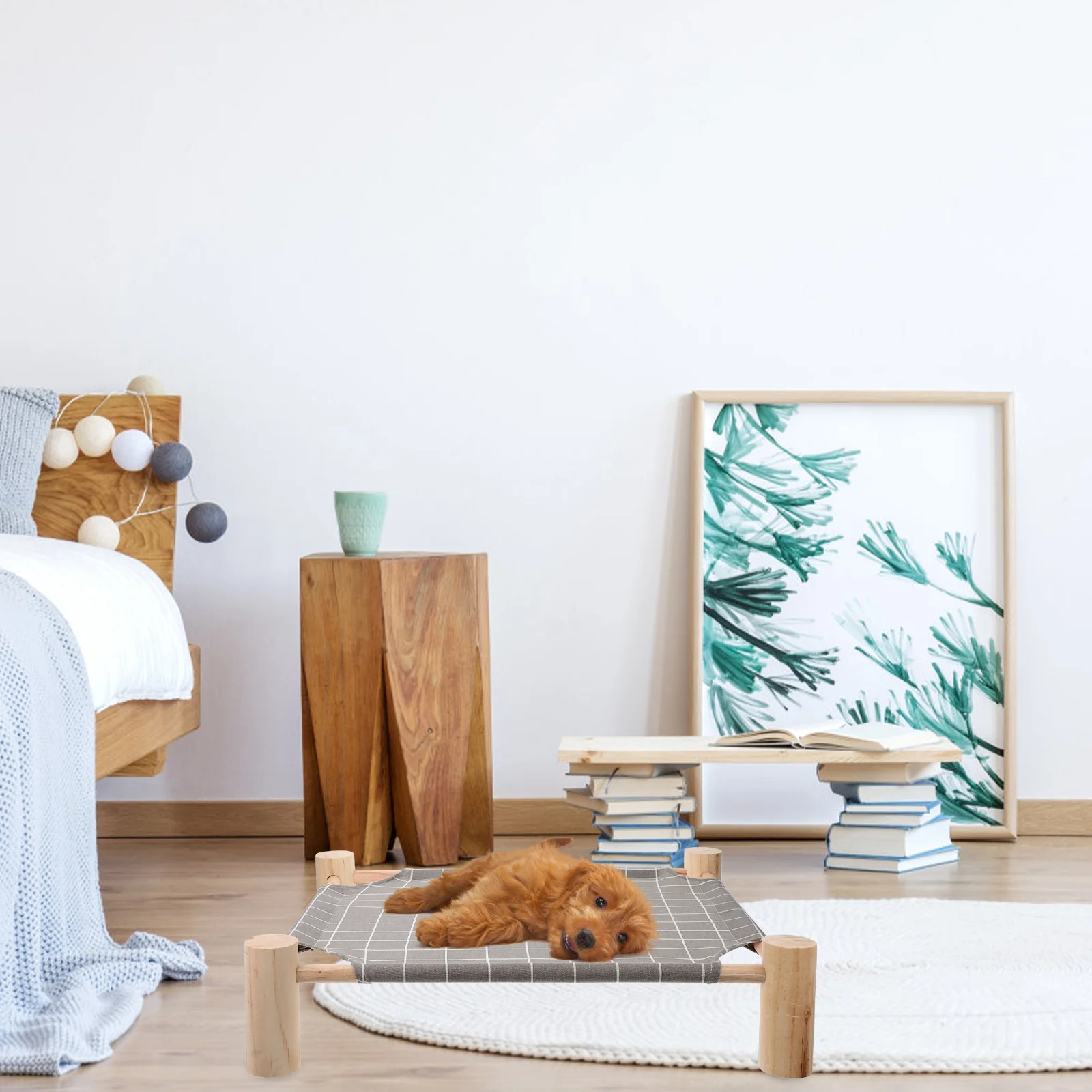 

Detachable Elevated Pet Hammock Bed Premium Material Washable Cat Dog Sleeping Bed Portable Comfortable Pet Supply