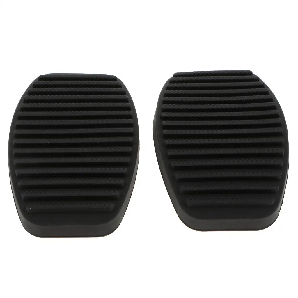 2 pcs Brake / Clutch Pedal Pad for FIAT DOBLO ALBEA PUNTO PALIO FIORINO LANCIA | Weather-resistant Material Rubber