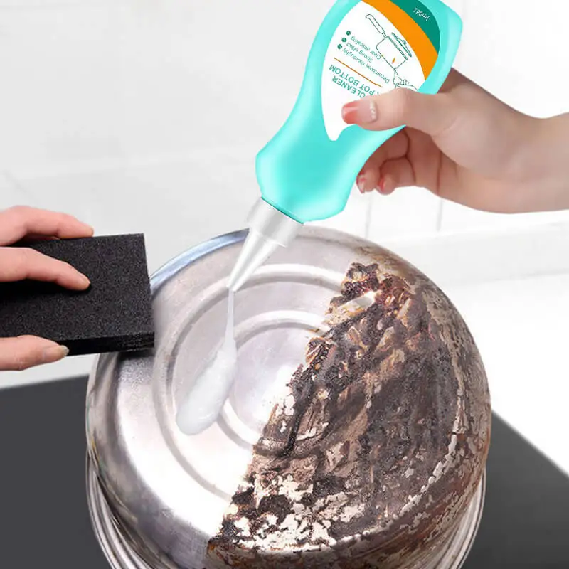 Pots And Pan Cleaner Household Cleaning Black Pot Bottom Gel Cleaner To Remove Black Scale From Stainless Steel Black Pot