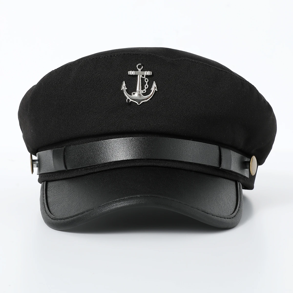 New Pilot Uniform Aviation Cap Casual Women Flat Hat Male Military Cap Wholesale Navy Captain Hats Cosplay Party Sailors Caps