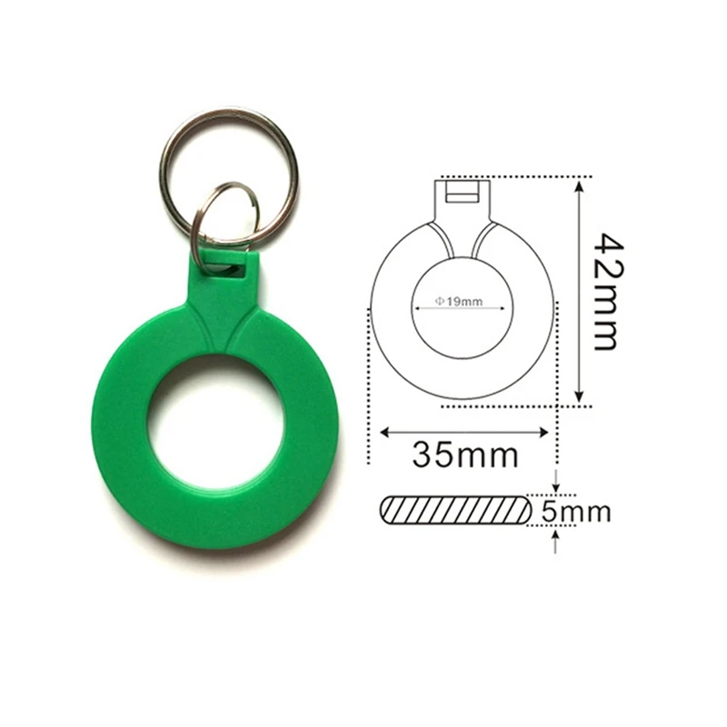 10Pcs 13.56MHZ CUID Keyfobs CUID Changeable MF S50 1K IC Keys Keyfobs Token Tags NFC Clone Copy Block 0 UID Writable