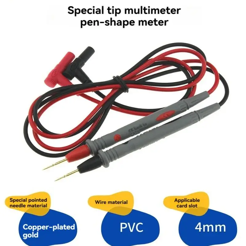 Multimeter Test Leads Universal Cable AC DC 1000V 20A  CAT III Measuring Probes for Multi-Meter Tester Wire Tips Pen