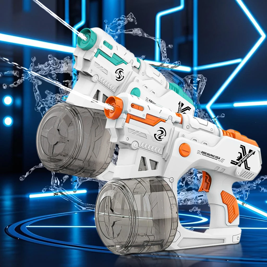 연속 전기 물총 완전 자동 어린이 대용량 여름 야외 물총 장난감