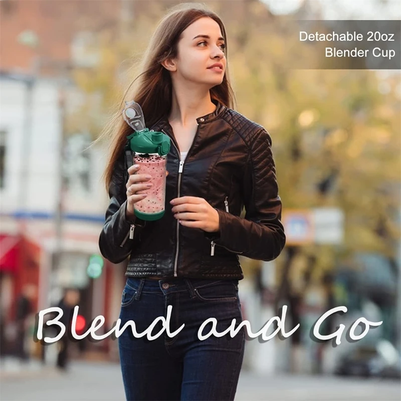 มินิผสมชาร์จผลไม้คั้นน้ำผลไม้ IPX7 สำหรับห้องครัว GYM Travel Office BPA ฟรี Dropship