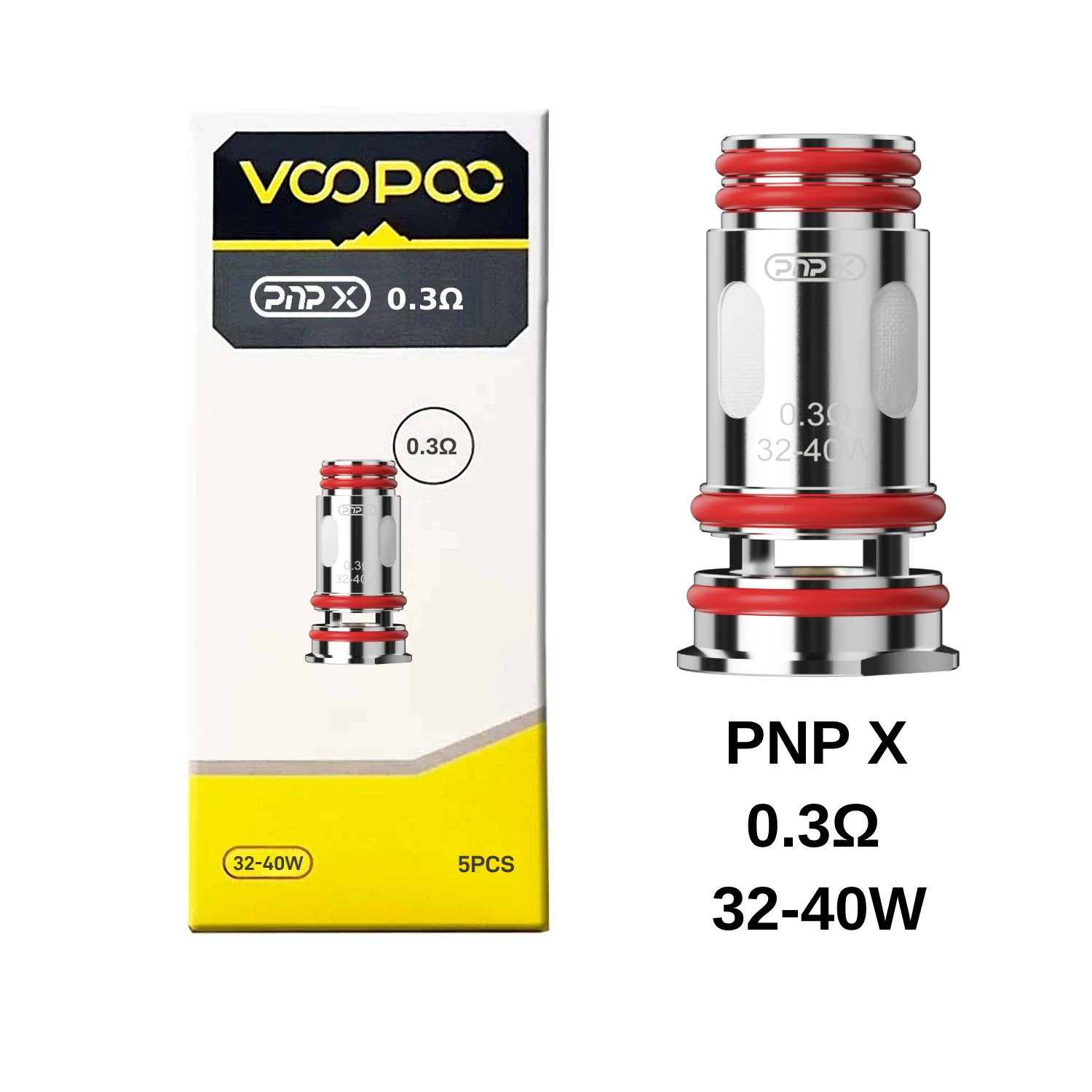 5/20/50pcs  VOOPOO PnP X Coil 0.15/0.2/03/0.6/0.45ohm DTL MTL Core For E Cigarette PnP X Pod Tank Cartridge/Drag S2/Drag X2 Kit