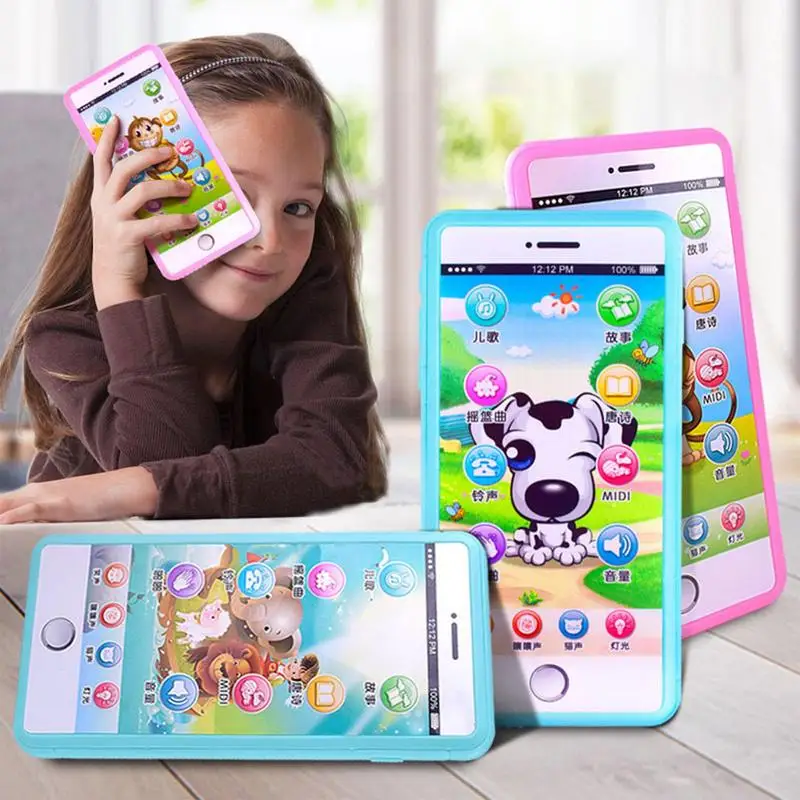 Baby Telefon Spielzeug Spielzeug lernen spielen Handy mit schillernden Lichtern frühes Lernen Lernspiel zeug sensorische Spielzeuge für Kleinkinder