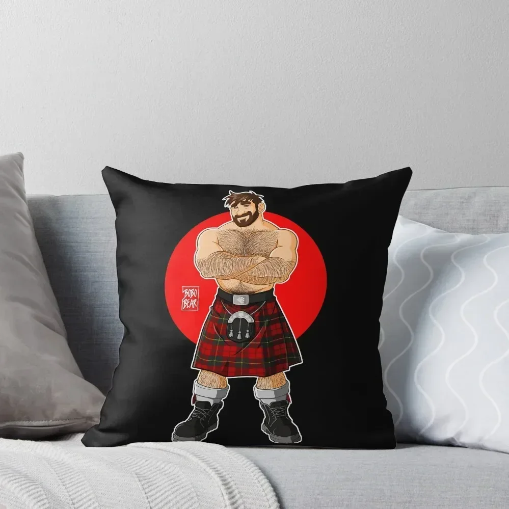 ADAM LIKES KILTS - SHIRTLESS Throw Pillow Luxury Pillow Case covers for pillows Custom Cushion Photo pillow