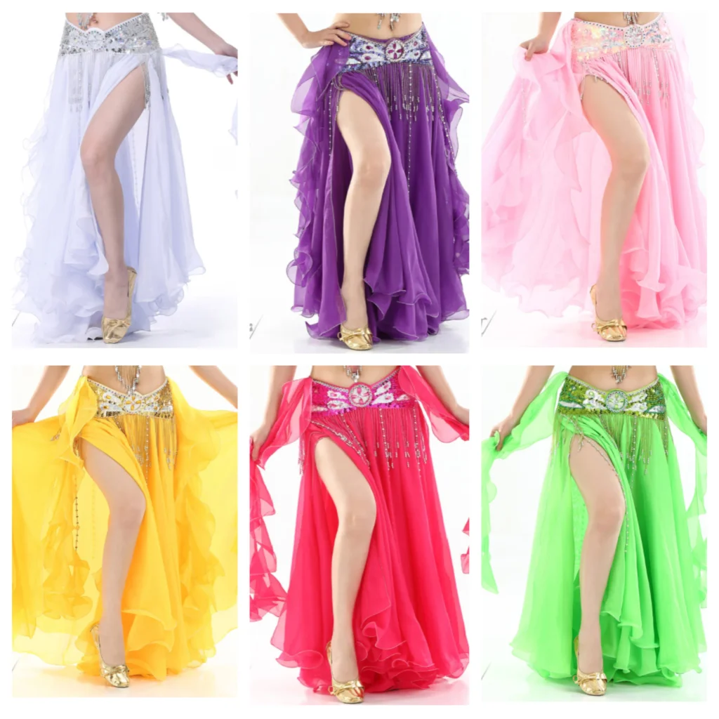 

New Belly Dancing Clothing Long Maxi Skirts lady belly dance skirts Women Sexy Oriental Belly Dance Skirt Professiona