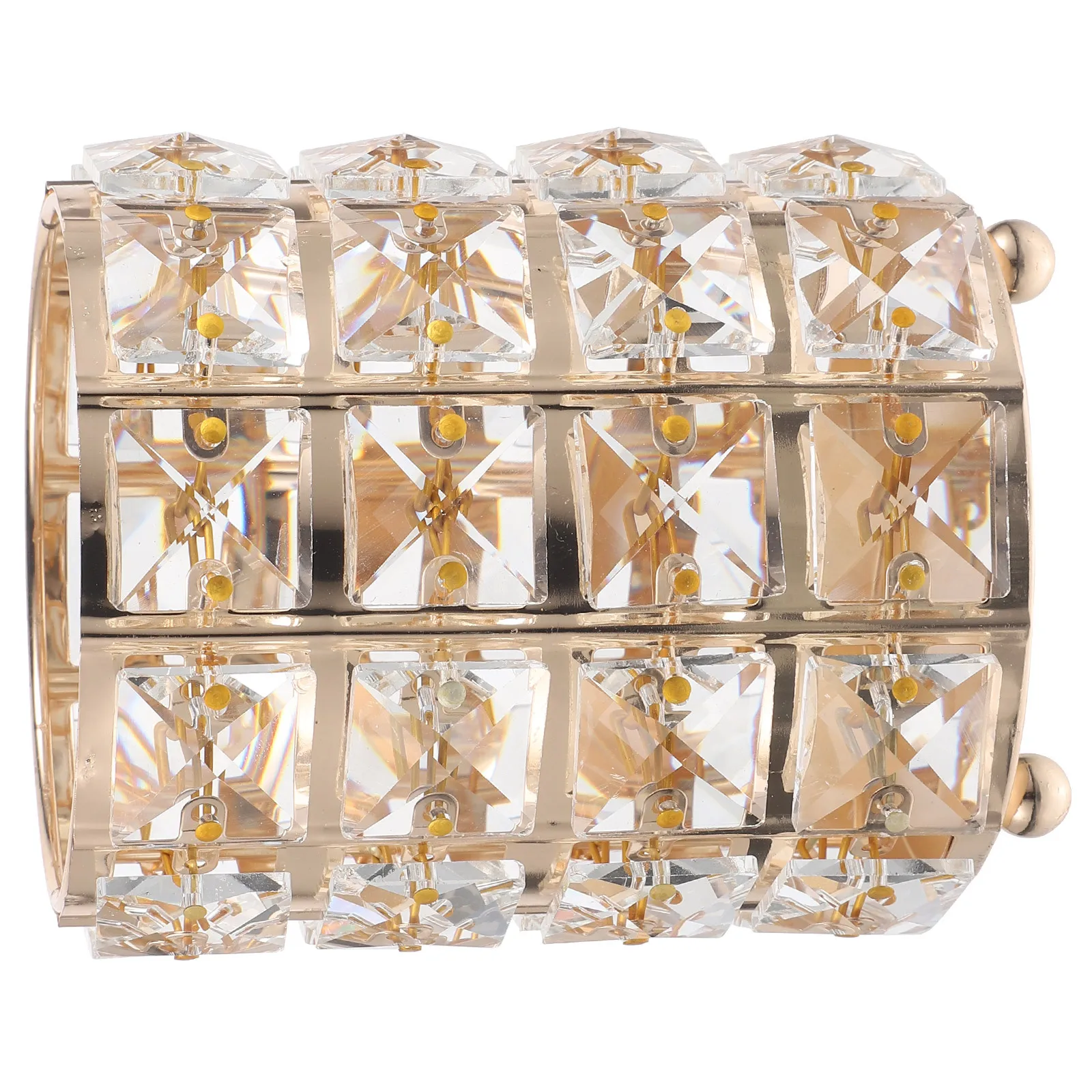 1 個クリスタルペンホルダー化粧ブラシ収納ホルダーデスクトップオーガナイザースタイリッシュなゴールデン家庭用ペン収納容器