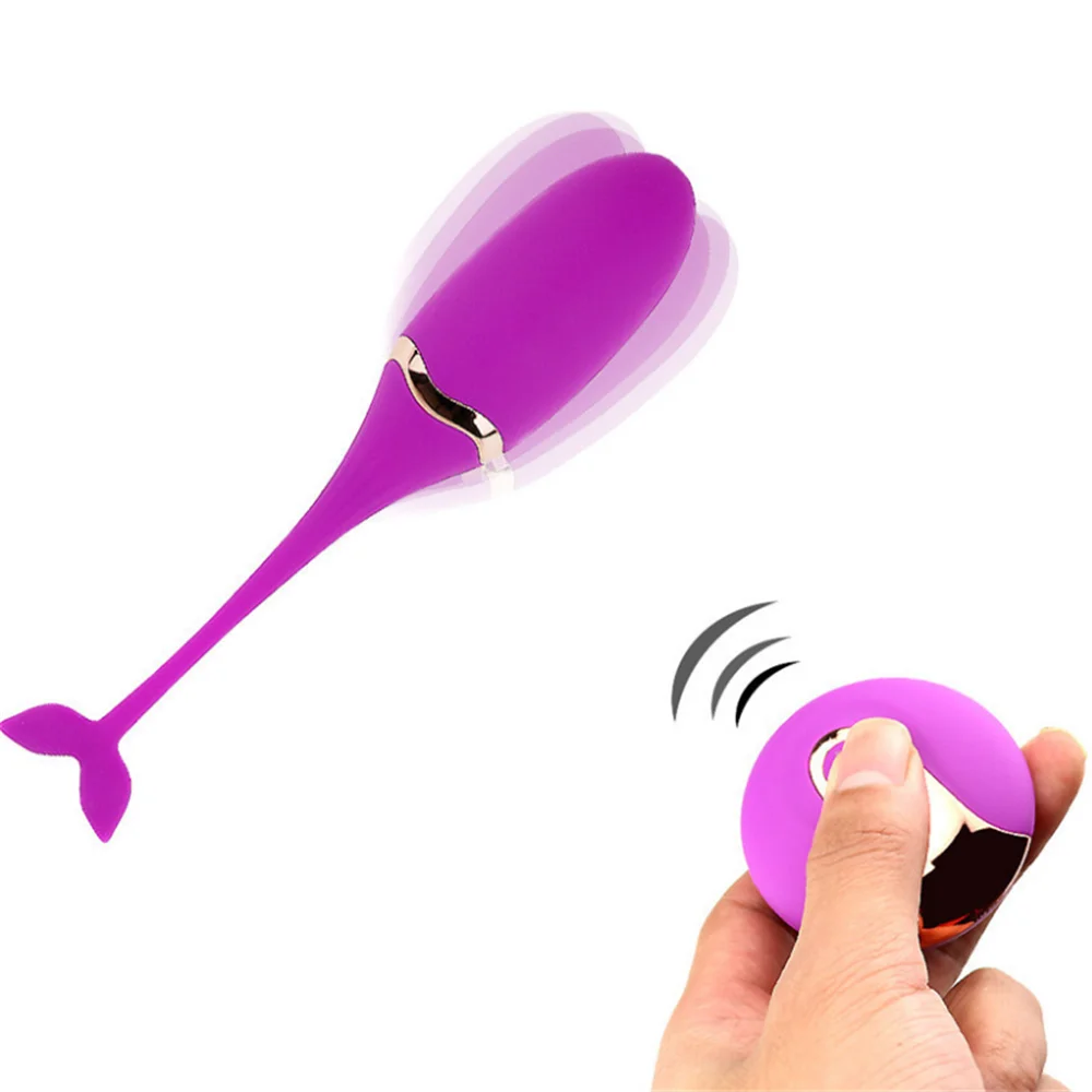 Wearable Whale Vibrator G-Spot Clitoris Massager Jump Egg USB Recharge Wireless Bouncing Vibrating Panties Sex Toys for Couple