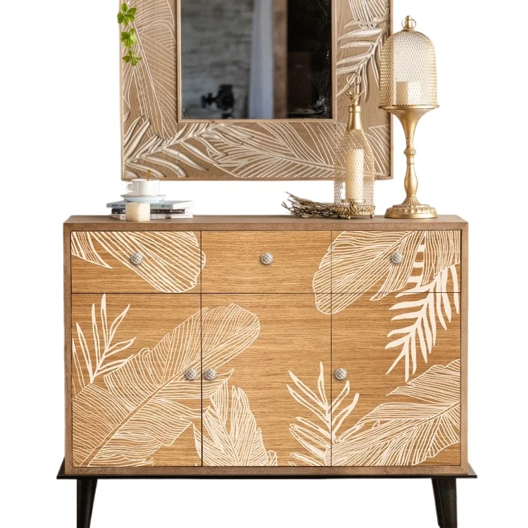 Retro Creative Wood Grain Furniture Sticker for Cabinet Refurbishing Reversible Color Change Self Adhesive Waterproof Wall