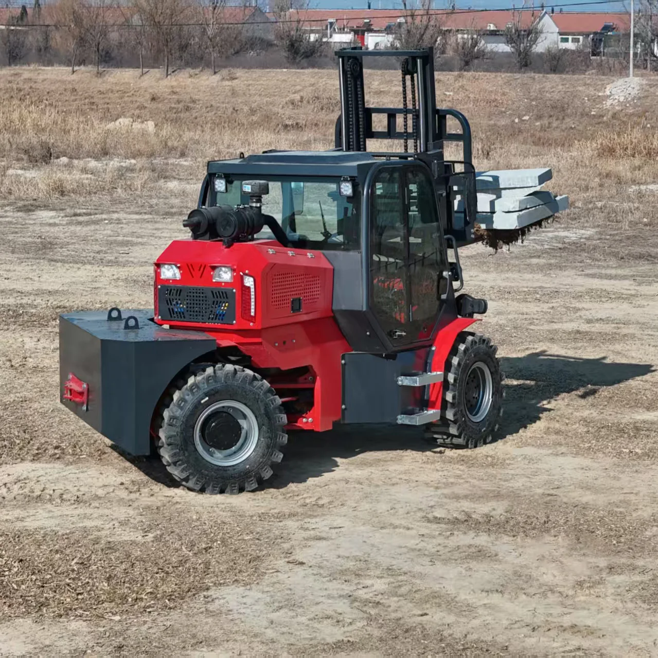 Factory EPA Certificate Diesel All Terrain Forklift Off-Road Forklift Mini Forklift