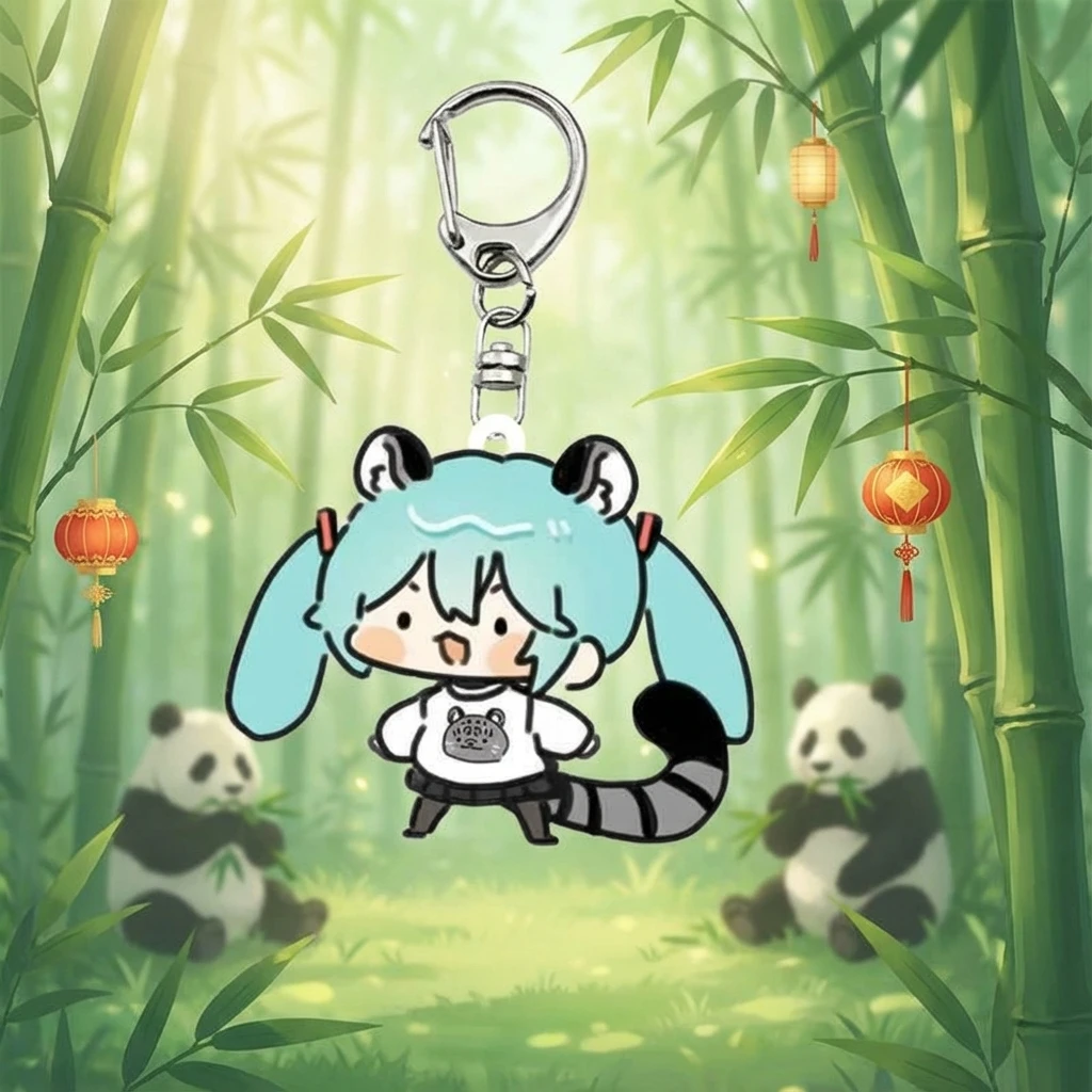 

Брелок Miku Hatsune, акриловый аксессуар в стиле аниме, милая креативная милая высококачественная маленькая подвеска-подвеска для фанатов, коллекция, подарок