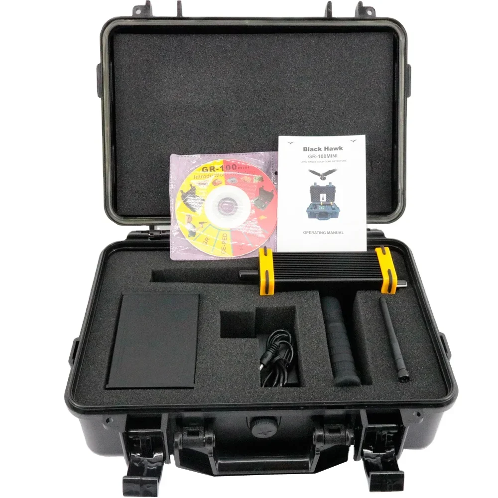 

Special Discount GR-100 Mini Underground Treas Metal Detector Black Hawk Best Laser Pointing Treasure Hunter GR100MINI