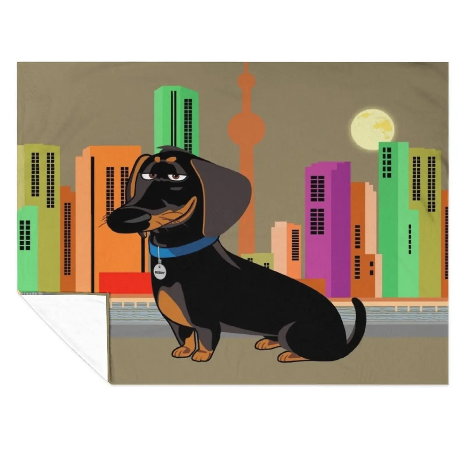 

Dachshund Throw Blanket Travel Camping Moving blankets ands Blankets