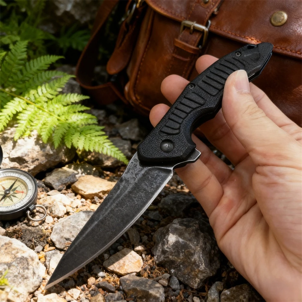 KS 1170 جيب سكين للفرد 8Cr13MoV عالية الكربون شفرة فولاذية عدم الانزلاق G10 مقبض التخييم في الهواء الطلق قطع استكشاف EDC أداة