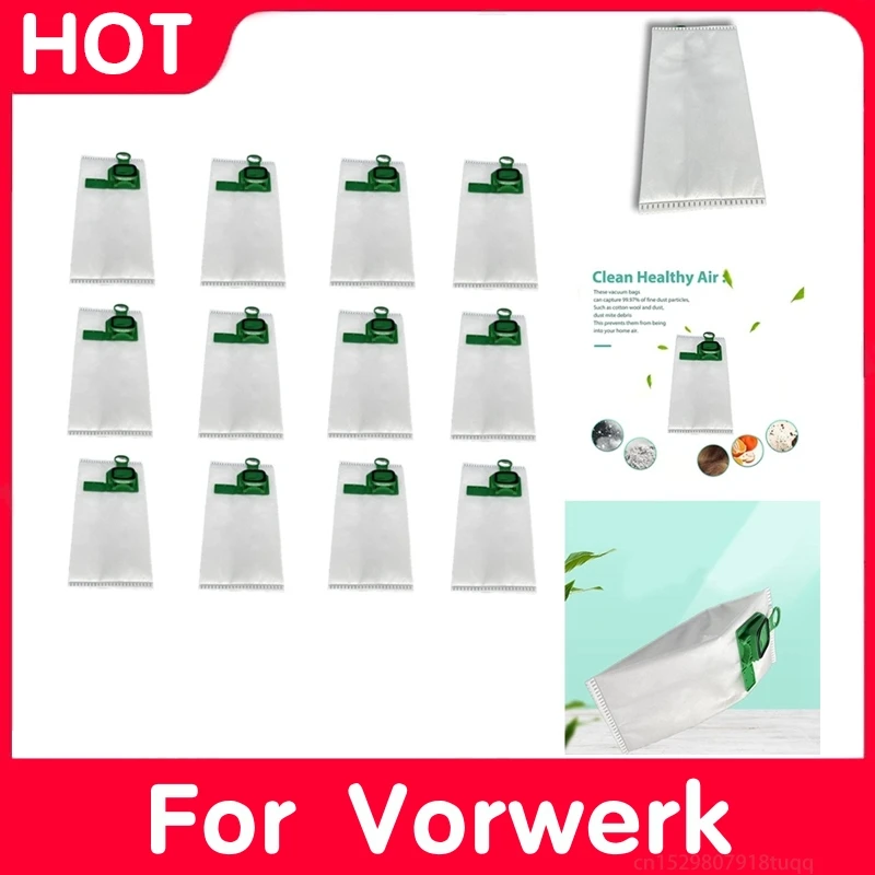 Dust Bag For Vorwerk VK140 VK150 Robotics Vacuum Cleaner FP 140 / 150 Spare Parts