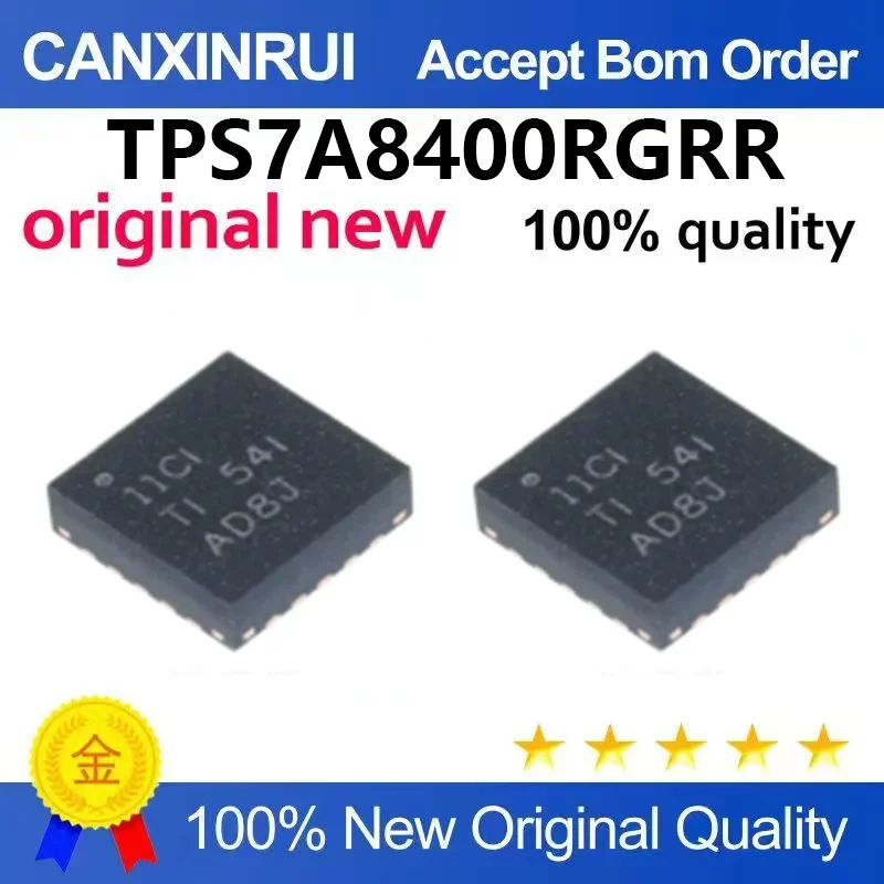 （5pcs-100pcs）Original TPS7A8400RGRR VQFN-20 3A low-noise, high-precision ultra-low voltage drop regulator chip