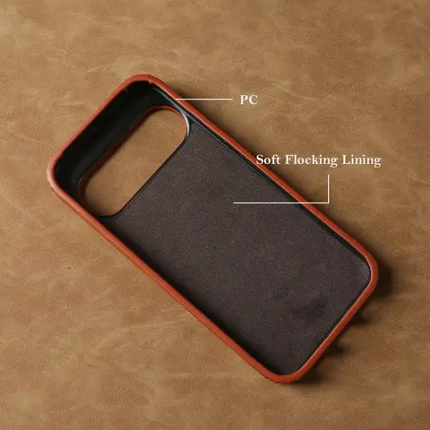 Étui en cuir de couleur unie pour Google Pixel 10 9 Pro XL 8 8A 7 7A 6 6A Pro, armure antichoc de luxe, couverture arrière rigide Funda