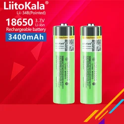 1-30 sztuk LiitoKala 34B-JT 18650 3400mAh NCR18650B 3.7v 18650 akumulator litowy do baterii latarki (bez PCB)