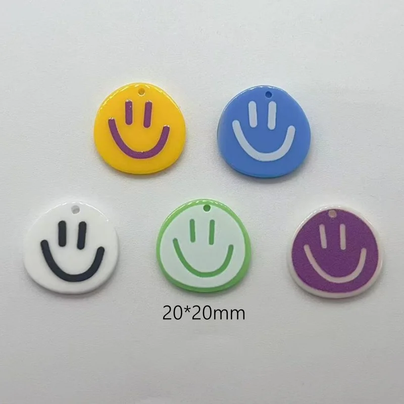 10pcs Lovely Smiling Face Charms For Jewelry Making findings diy Bracelets Earring Necklace Craft Pendants view 6