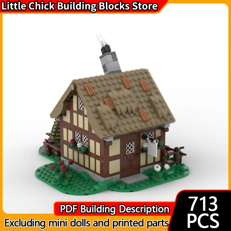 

City Street View Model MOC Building Bricks Cheese Maker's Shop Modular Technology Children Holiday Gifts Assemble Toys Suit