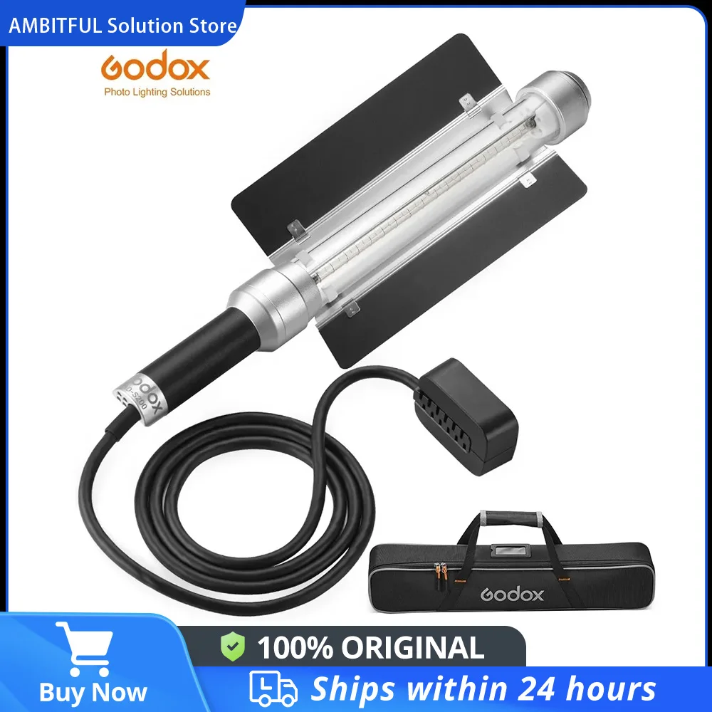 Godox AD-S200 Stick Flash Head 200Ws 5800K+200K for AD200/AD200Pro Speedlite Flash 360° Spread of light