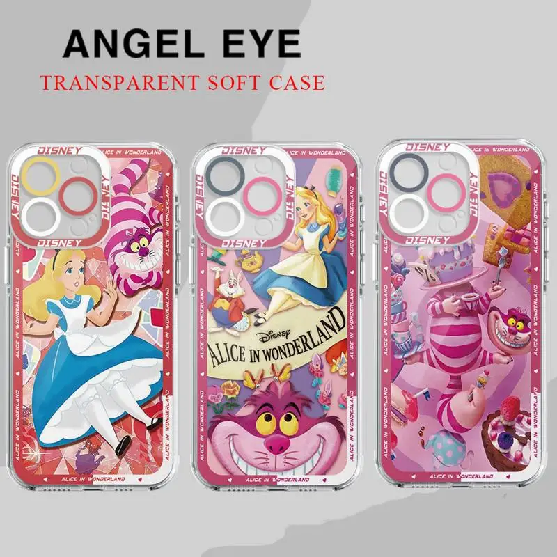 Cheshire Cat Alice In Wonderland Phone Case for Honor X8a X9a 5G X8 4G 90 Lite X8 Transparent Soft Bag Cover