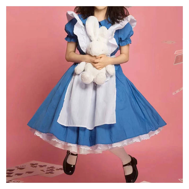 

Halloween play Alice's Adventures in Wonderland uniform countryside maid costume vestidos de mujer elegantes para fiesta 2024