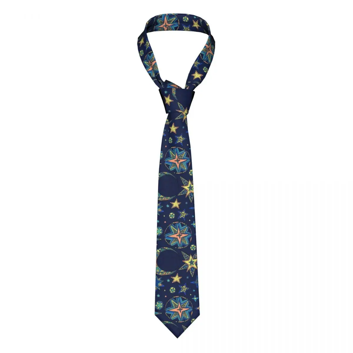 

Classic Tie Men Neckties for Wedding Party Business Adult Neck Tie Casual Fantasy Starry Sky Tie